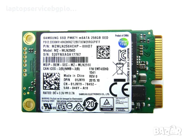 SSD Samsung MZ-MLN256D PM871 mSATA 256GB
