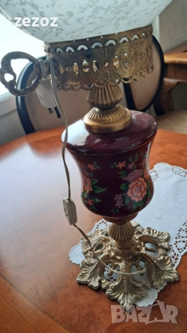 Настолна лампа ретро , снимка 7 - Настолни лампи - 53692923