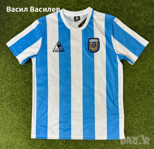 Тениска на Аржентина с Марадона, снимка 2 - Тениски - 49518875