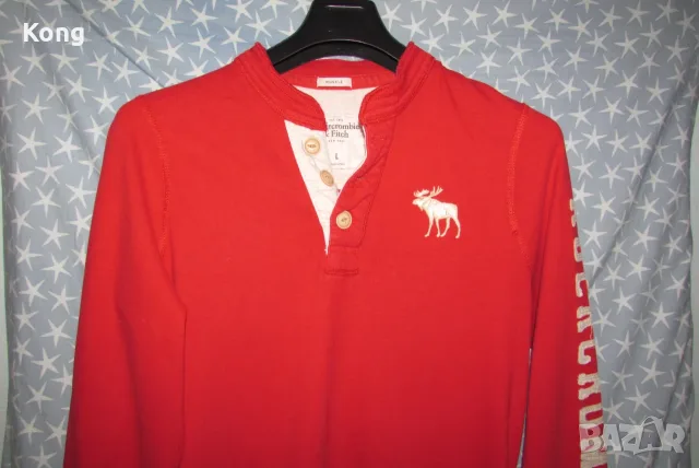 НОВА мъжка горница Ralph Lauren яке Abercrombie & fitch USA Ралф Лоурен САЩ дълъг ръкав 