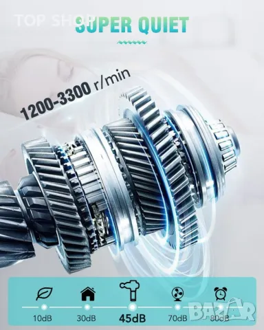 Мощен масажор EKUPUZ Massage Gun, снимка 4 - Масажори - 48765234