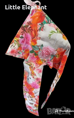 Клинче фото принт за 3-4 год мом котки и цветя,колекция"Animals",Англия/нов