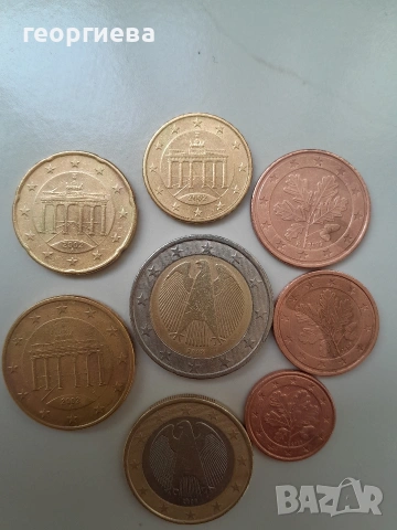 монети 2002 Германия, снимка 5 - Нумизматика и бонистика - 53690880