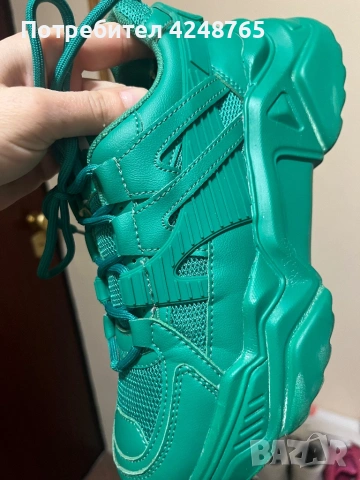 Маратонки зелени, снимка 8 - Маратонки - 53400778