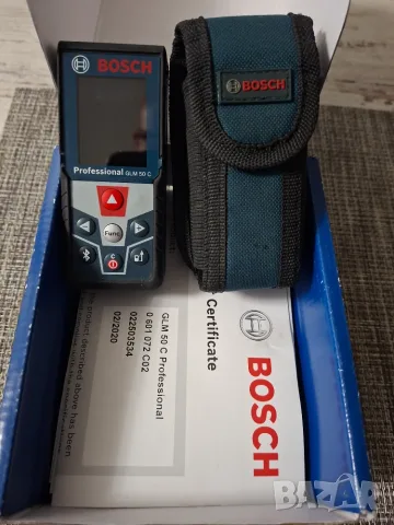 Лазерна ролетка Bosch, снимка 4 - Измервателни инструменти - 56187298