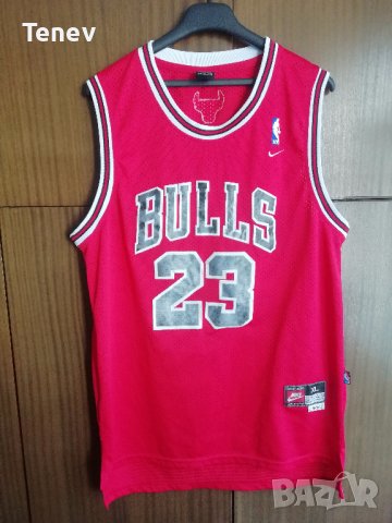Chicago Bulls Michael Jordan Nike Vintage оригинален потник Jersey NBA Чикаго Булс Джордан 