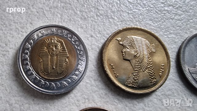 Египет. Лот. Египетски пиастри. Египетски паунд. UNC.  Чисто нови. 7 бройки., снимка 7 - Нумизматика и бонистика - 44236849