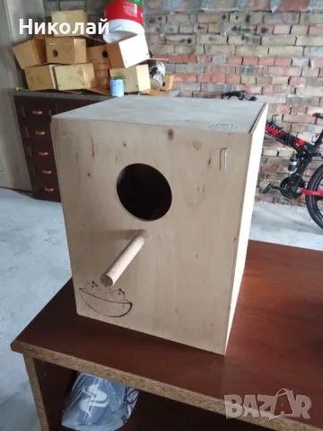 Гнездилка  за Големи  Папагали!