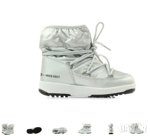 Moon Boot Jr Girl Low  Silver номер 35 ботуши, снимка 8 - Детски боти и ботуши - 47779215