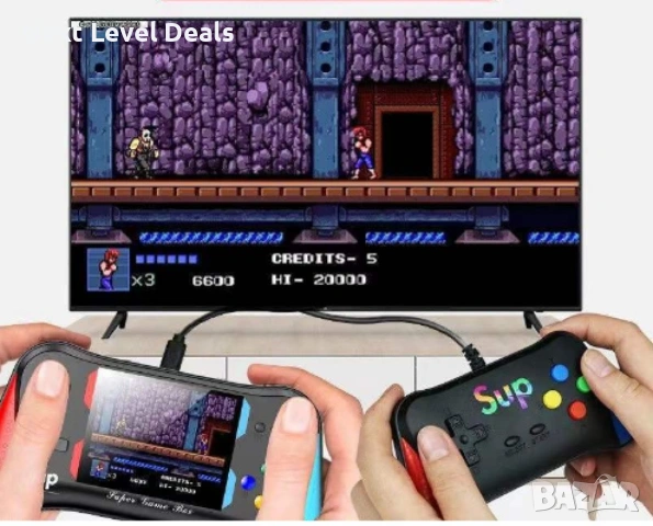 🎮 Преносима ретро конзола 500in1 – класиката винаги с теб!, снимка 4 - Други игри и конзоли - 53067179