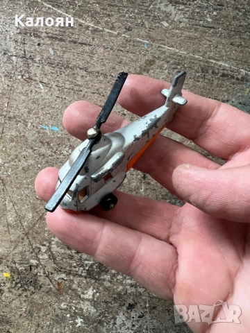 Вертолет на Мачбокс 1976 г. , снимка 3 - Колекции - 52011361