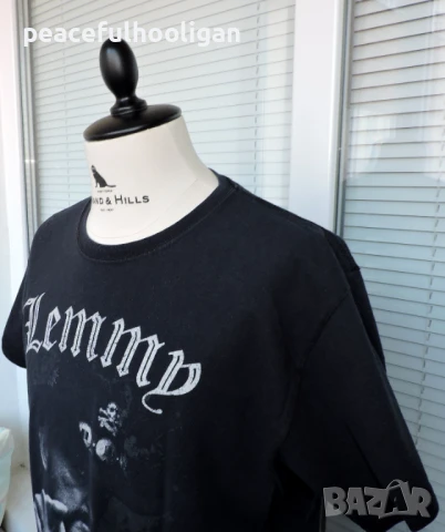 Lemmy Kilmister Memorial T-Shirt - мъжка тениска размер L - официален продукт., снимка 6 - Тениски - 50837411