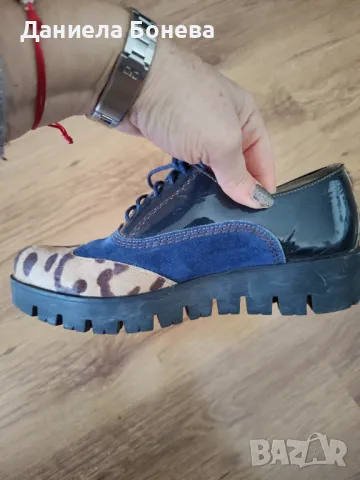 Дизайнерски обувки изцяло от естествена кожа, снимка 3 - Дамски ежедневни обувки - 48899876