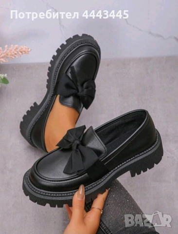 Черни мокасини, снимка 1
