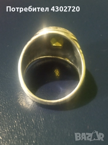 Сребърен 925 пръстен 19мм., снимка 3 - Антикварни и старинни предмети - 52548098