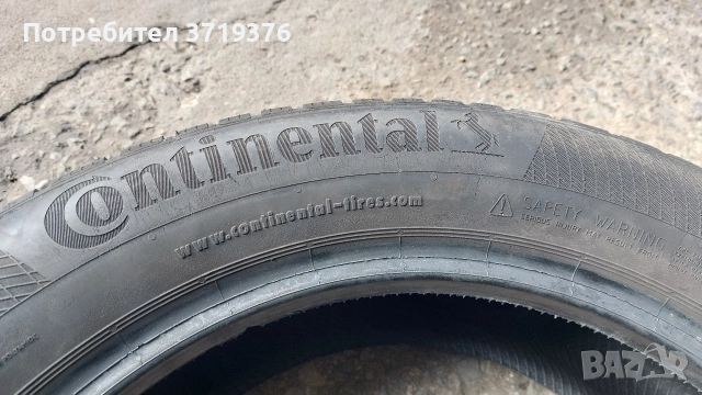 Зимна гума 225 55 17 Continental един брой , снимка 5 - Гуми и джанти - 52971351