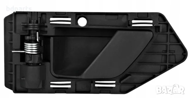 9143.94 Вътрешна дръжка за врата CITROEN BERLINGO, PEUGEOT PARTNER, Лява врата, черна
