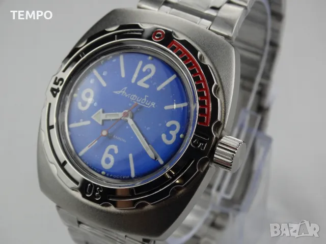 ВОСТОК АМФИБИЯ АВТОМАТИЧЕН ref: 090914, снимка 12 - Мъжки - 43232653
