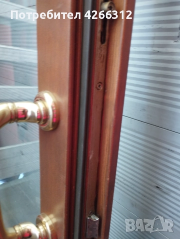 Италианска врата от дърво с двойно закалено стъкло., снимка 8 - Входни врати - 51984333