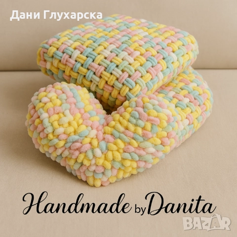 Ръчно изработено одеяло – меко, топло и уникално 🧶, снимка 5 - Други - 51659378