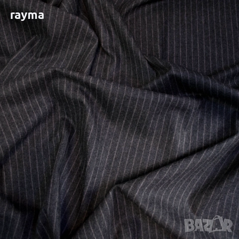 Италианска сива вълна и кашмир райе, снимка 5 - Панталони - 51755337