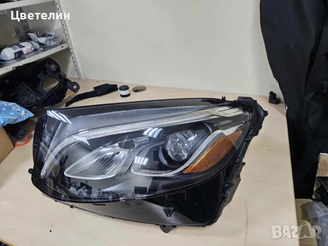 Ляв фар Mercedes GLC W253 USA lqv far мерцедес глц 253, снимка 3 - Части - 49442649