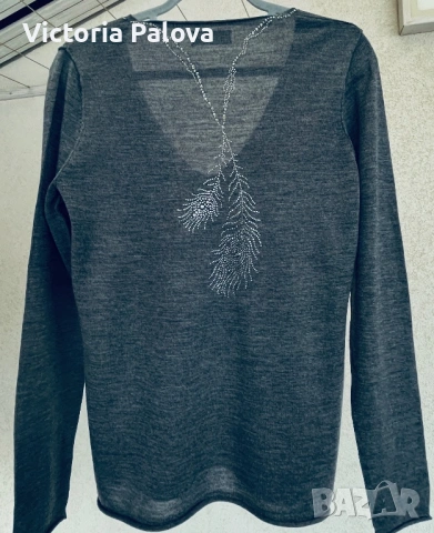 Модна къща ZADIG & VOLTAIRE - ексклузивна колекция блуза с кристали 