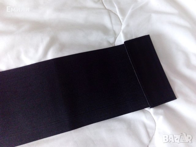 Широк колан-корсет за талия от еко кожа в черен цвят, снимка 8 - Корсети, бюстиета, топове - 41488421