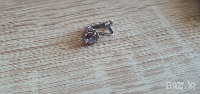 Сребърна обеца , снимка 6 - Обеци - 42000162