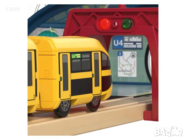 НОВИ! Интерактивна ЖП Гара със самоходен влак, снимка 4 - Влакчета, самолети, хеликоптери - 53824721
