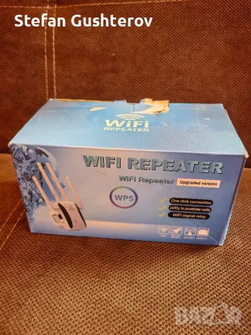 wifi усилвател нов, снимка 2 - Рутери - 55892557