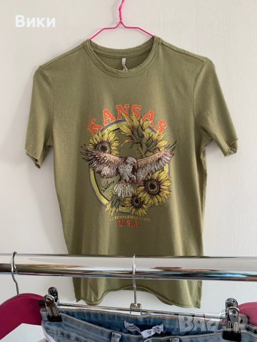 Дамска тениска Only , снимка 2 - Тениски - 41224491