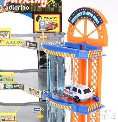 Детска игра Паркинг кула, игра с паркинг и колички, детски паркинг за колички, снимка 2 - Коли, камиони, мотори, писти - 34394684