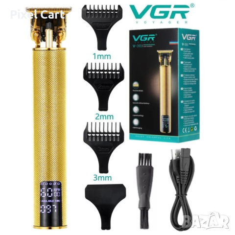  Тример за подстригване VGR V-265 с дисплей, снимка 1 - Машинки за подстригване - 44811703