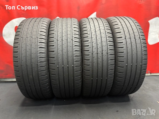 215 55 17, Летни гуми, Continental ContiEcoContact5, 4 броя, снимка 2 - Гуми и джанти - 53619886