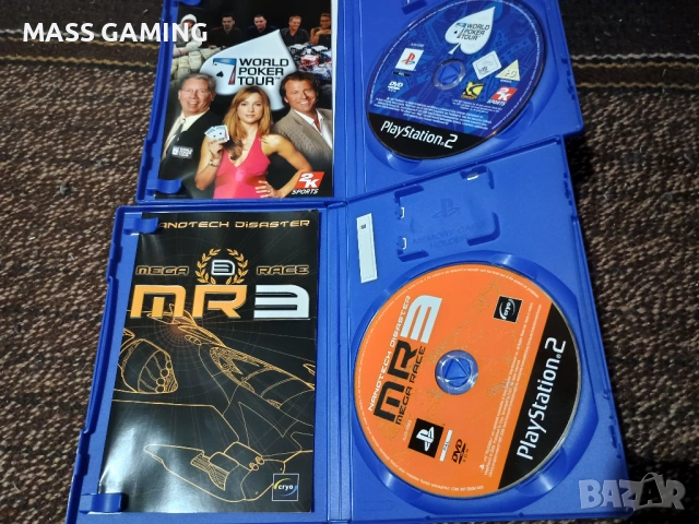 POKER, MEGA RACE 3 PS2, снимка 2 - Игри за PlayStation - 53725624