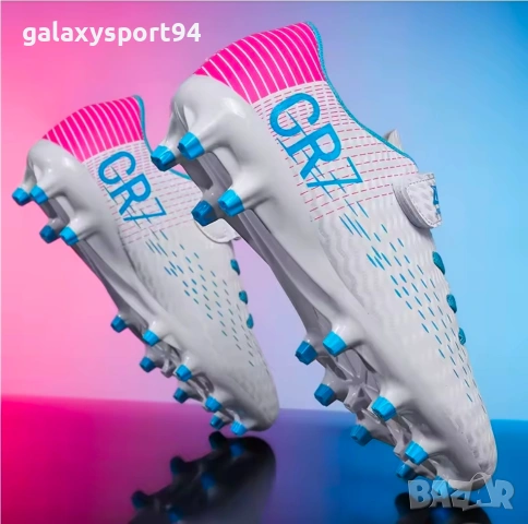 Футболни Бутони Роналдо КР7 2026г Детски Бели и Черни, снимка 4 - Футбол - 53330241