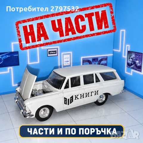НА ЧАСТИ! Москвич 427 „Книги“ 1:43 СССР – НовоЕкспорт Тантал само оригинални части