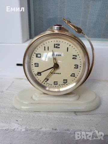 Колекционерски часовник будилник СЛАВА ГЛОБУС 