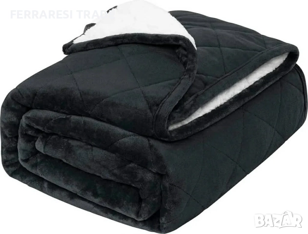 Тежко одеало / Утежнено одеяло антрацит  цвят 150 x 200 cm 9 kg, снимка 2 - Олекотени завивки и одеяла - 52549799