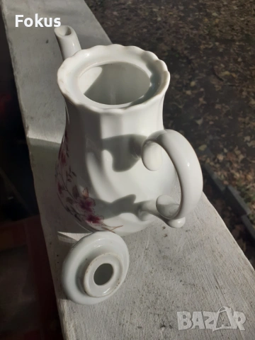 Страхотна кана български порцелан с печати, снимка 4 - Антикварни и старинни предмети - 53461049