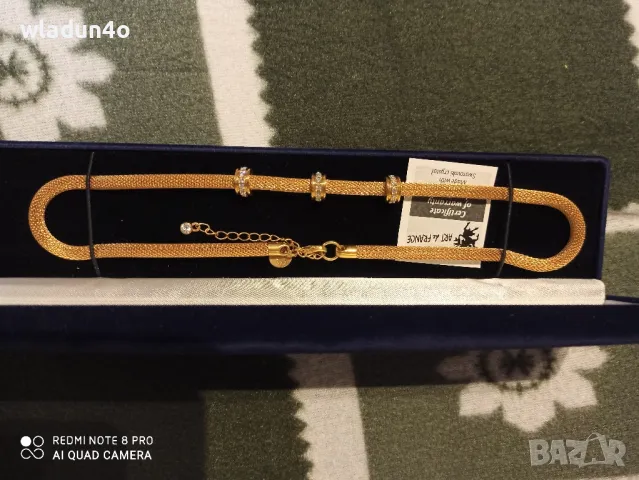 Колие със Сваровски кристали -10e, снимка 5 - Колиета, медальони, синджири - 49940258