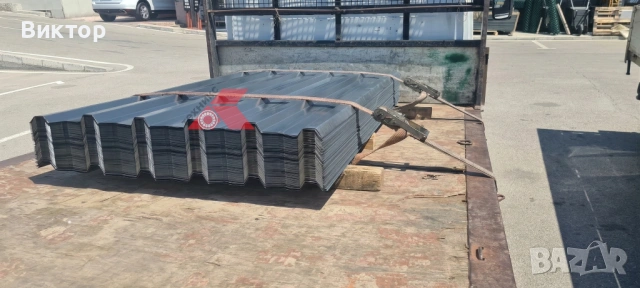 Покривна ламарина по размер на клиента / ЛТ 35 / 7016, 0.48мм - 0.5мм/