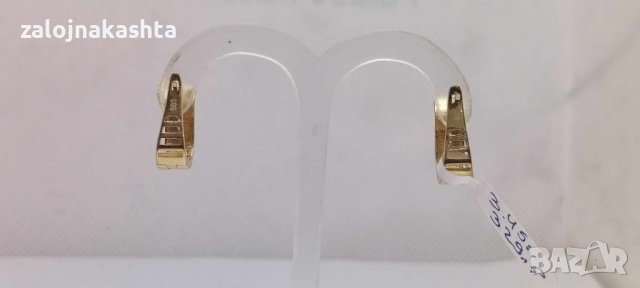 Нови Златни обеци-3,45гр/14кр, снимка 6 - Обеци - 41862532