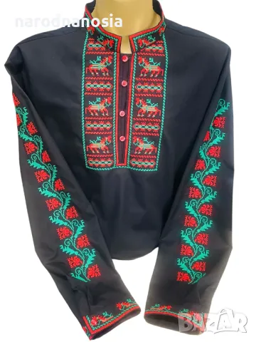 МЪЖКА РИЗА С БРОДИРАНА ШЕВИЦА - Модел 28, снимка 4 - Други - 48157423