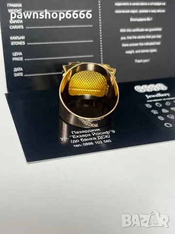 Мъжки златен пръстен 14К, снимка 5 - Пръстени - 50069548