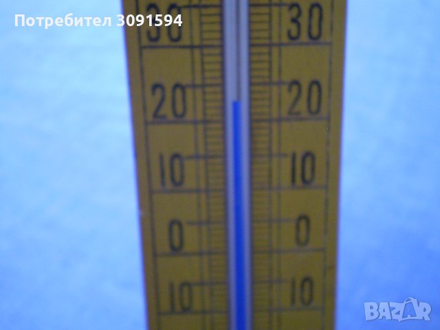 Отличен термометър от дърво и месинг, произведен в Берлин, Германия в края на 1800–1900г, снимка 6 - Други ценни предмети - 40430576