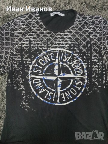 тениска STONE ISLAND  размер Л , снимка 2 - Тениски - 39235979