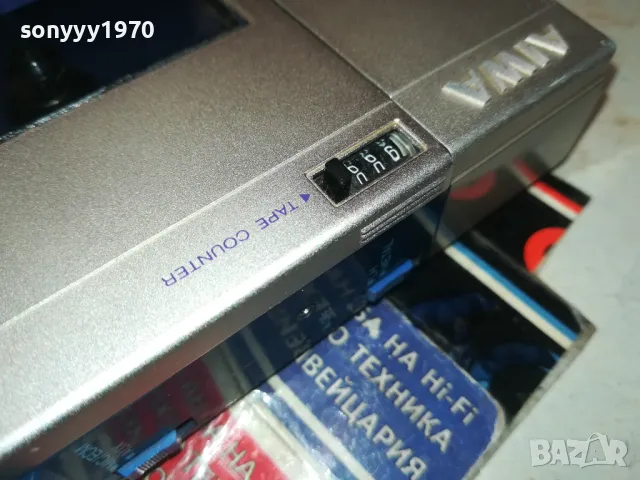 заявено-AIWA-STEREO RECORDER-METAL & JAPAN-ВНОС SWISS 0405251725MKKK, снимка 8 - Радиокасетофони, транзистори - 50153602