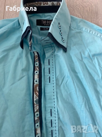 Ризи в син цвят, Tom Tailor, снимка 5 - Ризи - 51708020